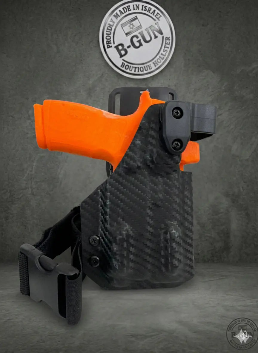 LOW RIDE OWB HOLSTER –LVL 2 +  QLS B-Gun Boutiqe Holster